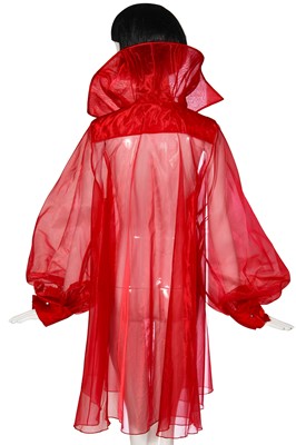 Lot 96 - Mystic Meg's bespoke Isabell Kristensen red satin gown, circa 1995