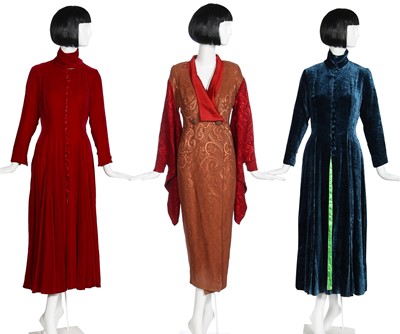 Lot 100 - A group of Mystic Meg's bespoke clothing, 1990s