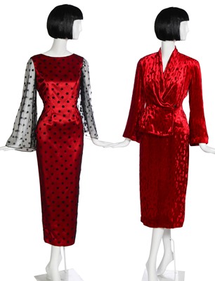 Lot 100 - A group of Mystic Meg's bespoke clothing, 1990s