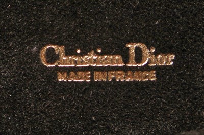 Lot 368 - A Christian Dior brown suede shoulder bag, circa 1969