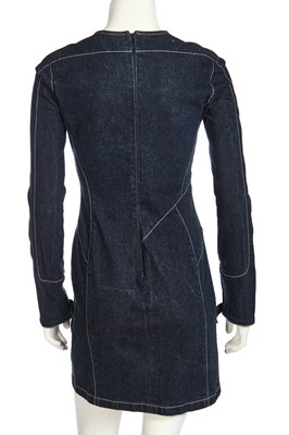 Lot 73 - A Hussein Chalayan denim minidress, circa 2001