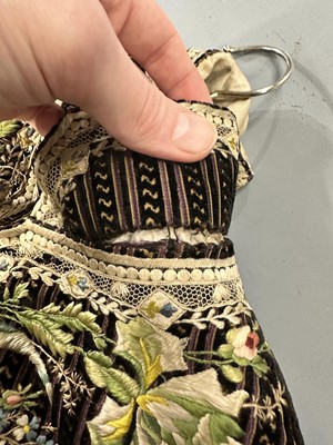 Lot 69 - A gentleman's finely embroidered frock coat, 1790-1800