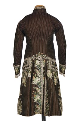 Lot 69 - A gentleman's finely embroidered frock coat, 1790-1800