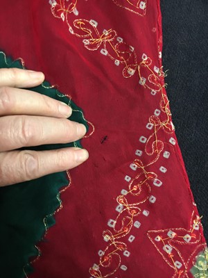 Lot 170 - A fine Thea Porter couture abaya/kaftan dress, mid 1970s