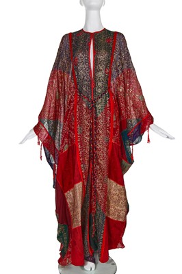 Lot 170 - A fine Thea Porter couture abaya/kaftan dress, mid 1970s