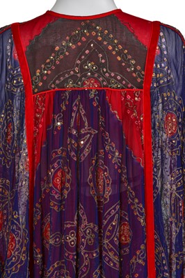 Lot 170 - A fine Thea Porter couture abaya/kaftan dress, mid 1970s