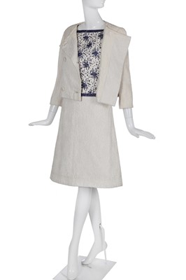 Lot 159 - A Christian Dior boutique cocktail ensemble, circa 1966