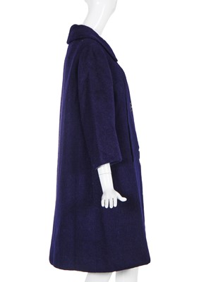 Lot 117 - A Christian Dior by Yves Saint Laurent couture 'Trapeze' line coat, Spring-Summer 1958
