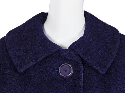 Lot 117 - A Christian Dior by Yves Saint Laurent couture 'Trapeze' line coat, Spring-Summer 1958