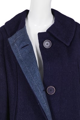 Lot 117 - A Christian Dior by Yves Saint Laurent couture 'Trapeze' line coat, Spring-Summer 1958