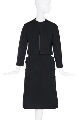 Lot 148 - A Christian Dior by Marc Bohan couture dinner ensemble, Autumn-Winter 1961-62