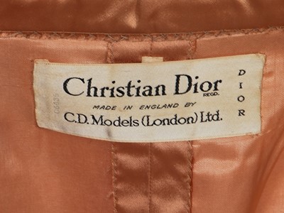 Lot 103 - A Christian Dior London cocktail ensemble, circa 1954