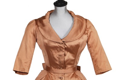 Lot 103 - A Christian Dior London cocktail ensemble, circa 1954