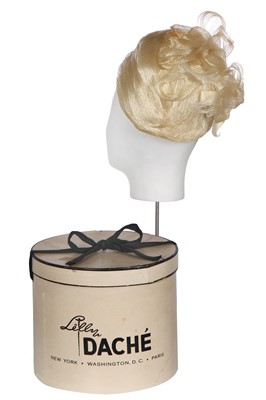 Lot 380 - A Lilly Daché surrealist hat, 1950s