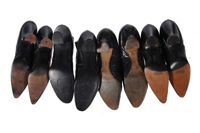 Lot 466 - Nine pairs of shoes/boots, 1890s-early 1920s