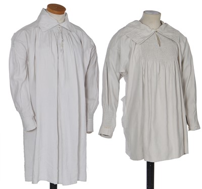 Lot 448 - Three farmer's smocks, 1900s