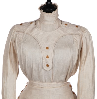 Lot 476 - A linen duster coat, circa 1873