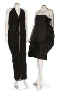 Lot 344 - Four Pierre Cardin cocktail/evening dresses,...