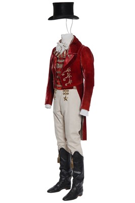 Lot 29 - Johnny Depp's costume as Sir J.M Barrie/ Circus Ringmaster in the film 'Finding Neverland', 2004