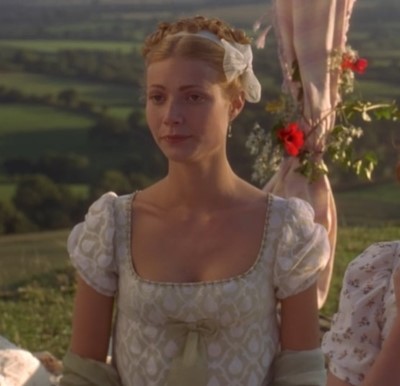 Lot 12 - Gwyneth Paltrow's costume as Emma Woodhouse in the film 'Emma', 1996