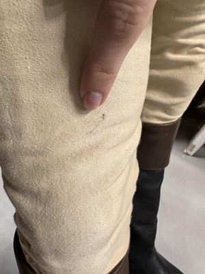 Lot 13 - Colin Firth's 'wet-shirt' costume as Mr Darcy in the TV series 'Pride & Prejudice', 1995