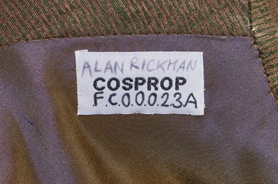 Lot 15 - Alan Rickman's  costume as Judge Turpin in the film 'Sweeney Todd: The Demon Barber of Fleet Street', 2007