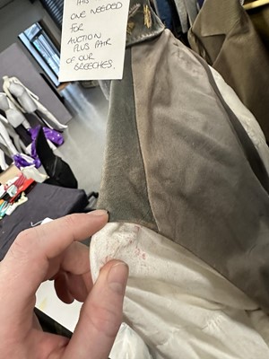 Lot 15 - Alan Rickman's  costume as Judge Turpin in the film 'Sweeney Todd: The Demon Barber of Fleet Street', 2007