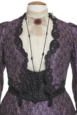 Lot 36 - Dame Maggie Smith's costume as Violet, Dowager Countess of Grantham in 'Downton Abbey, 2010