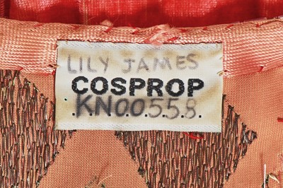 Lot 44 - Lily James' costume as Rose MacClare on the TV series 'Downton Abbey', 2013