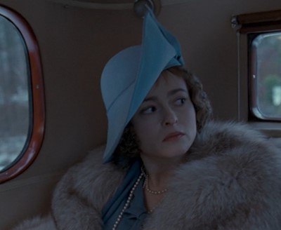 Lot 61 - Helena Bonham Carter's costume as Queen Elizabeth (The Queen Mother) in the film The King's Speech, 2010
