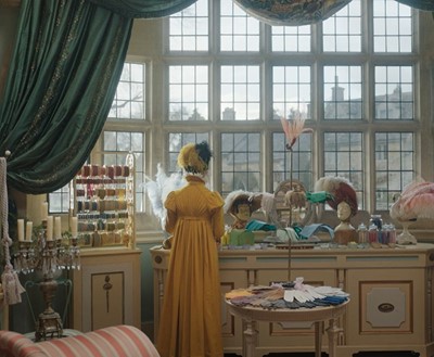 Lot 11 - Anya Taylor-Joy's costume as Emma Woodhouse in the film 'Emma', 2020