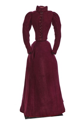 Lot 471 - A miniature dressmaker's sample gown, circa 1890