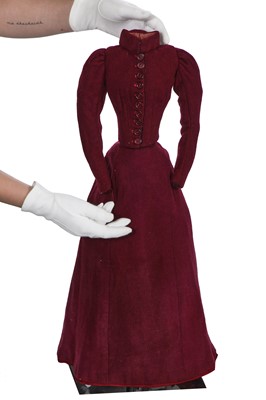 Lot 471 - A miniature dressmaker's sample gown, circa 1890