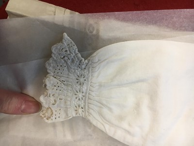 Lot 471 - A miniature dressmaker's sample gown, circa 1890