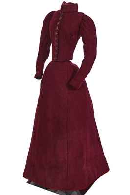 Lot 471 - A miniature dressmaker's sample gown, circa 1890