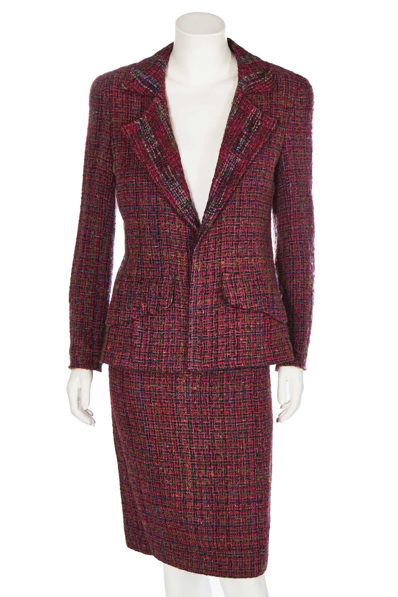 Lot 4 - A Chanel fantasy tweed suit, Autumn-Winter 1998
