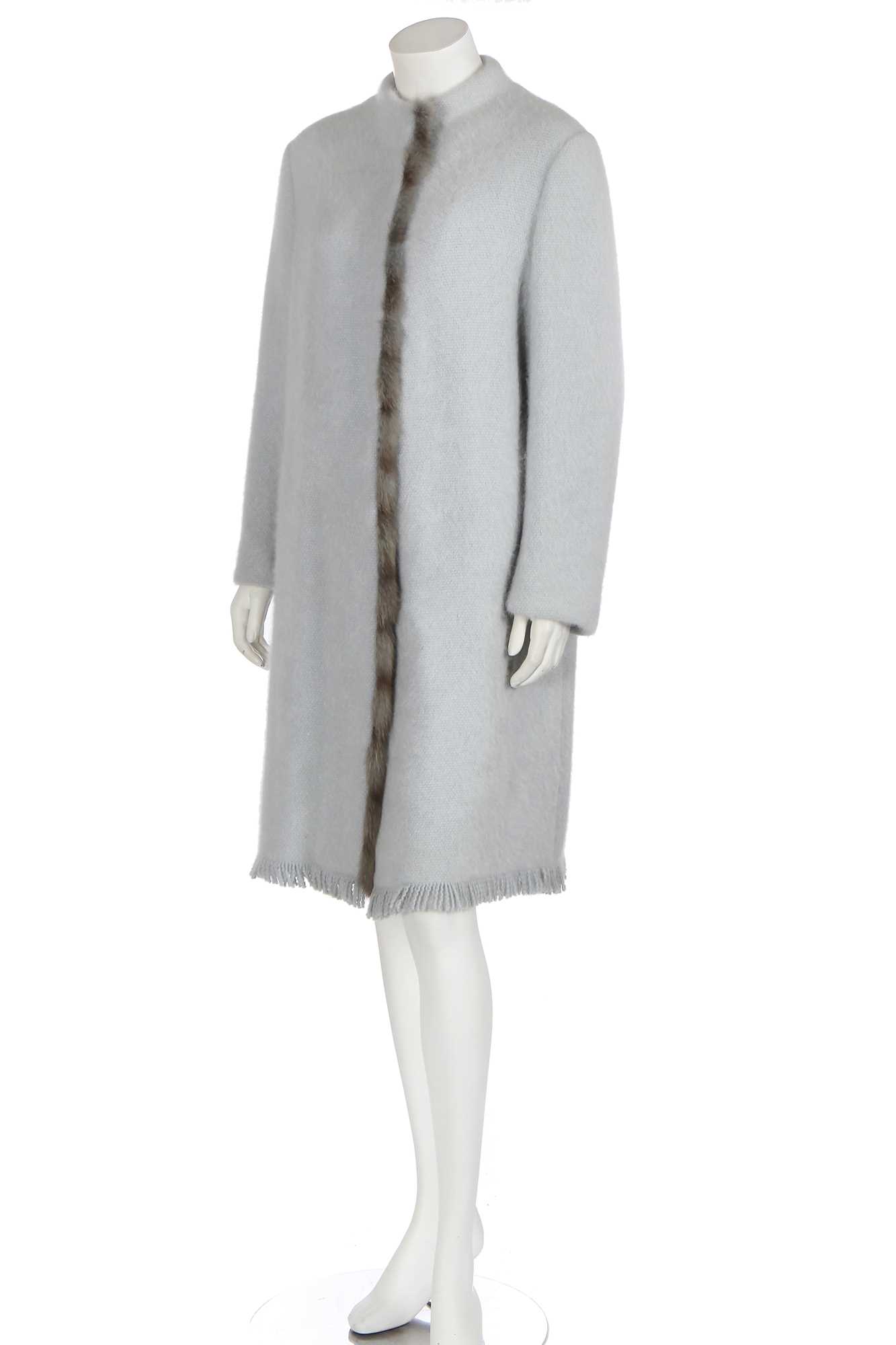 Lot 62 - A Marni cashmere and Sable hair blanket-coat, modern
