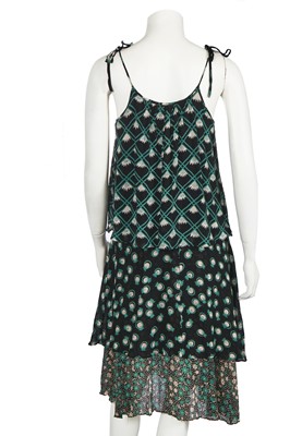 Lot 289 - An Ossie Clark/Celia Birtwell for Radley tiered crêpe georgette dress, 1970s