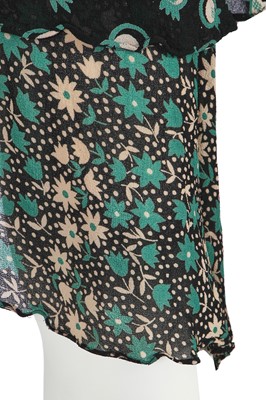 Lot 289 - An Ossie Clark/Celia Birtwell for Radley tiered crêpe georgette dress, 1970s