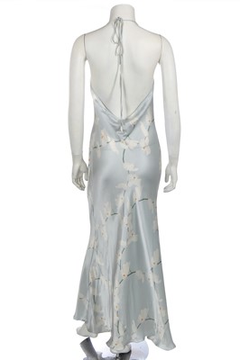 Lot 71 - A Versace printed silk satin dress, modern