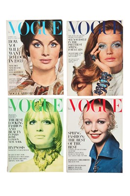 Lot 50 - British Vogue, 1969, complete run