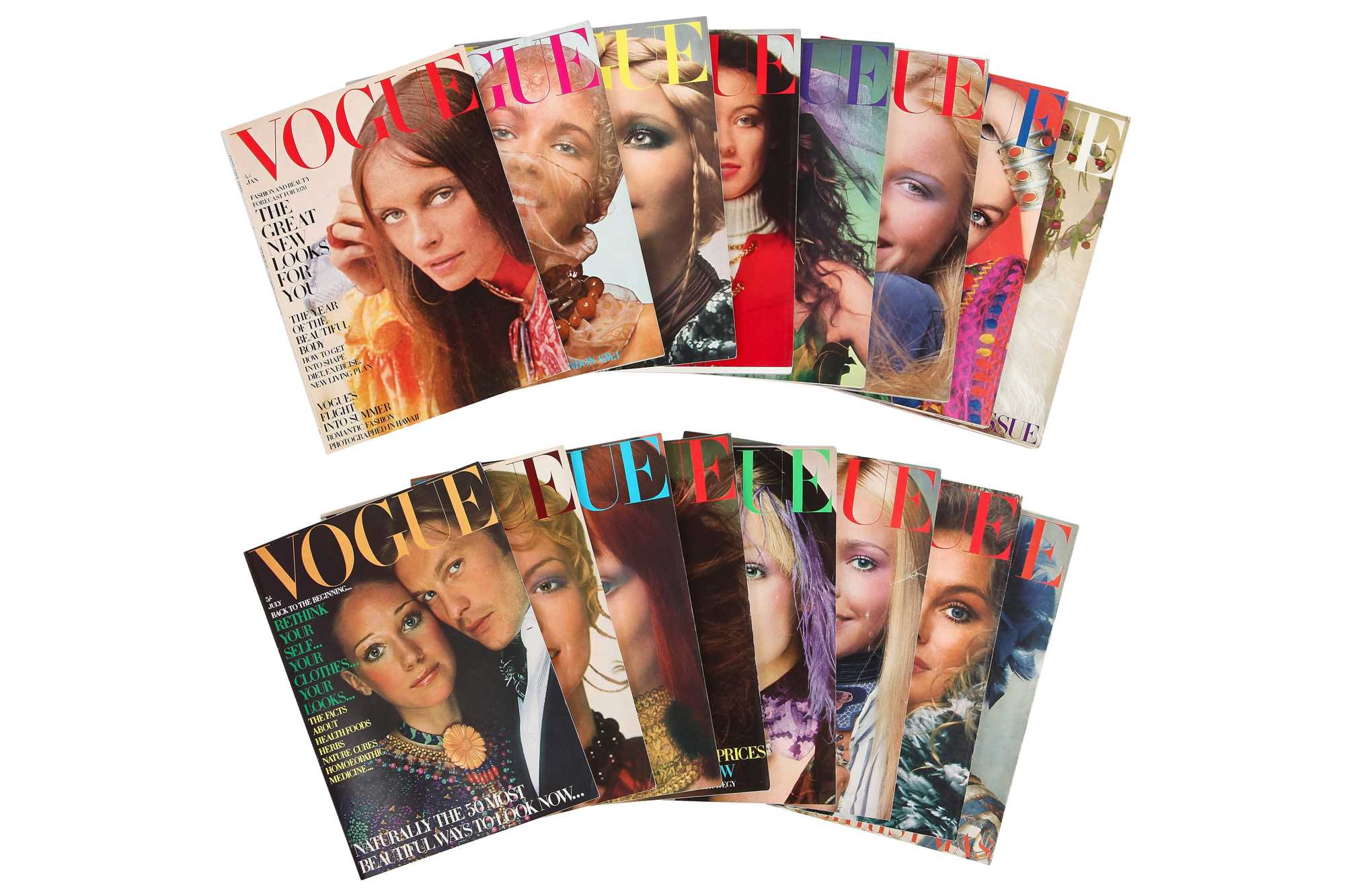 Lot 51 - British Vogue, 1970, complete run