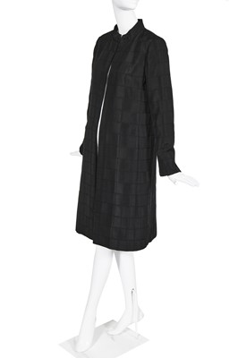 Lot 6 - A Chanel black faille evening coat, Autumn-Winter 2000-01