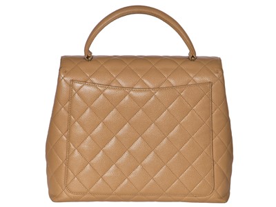 Lot 70 - A Chanel caramel caviar leather Kelly bag, 2000-2002