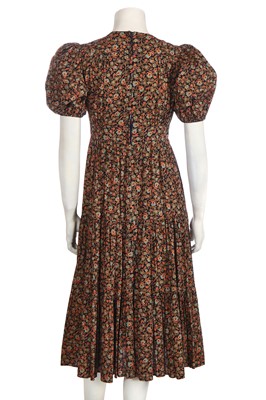 Lot 340 - An Ossie Clark for Radley printed floral cotton dress, circa 1970