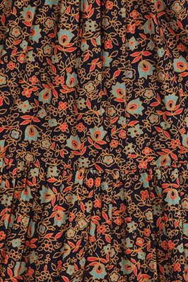 Lot 340 - An Ossie Clark for Radley printed floral cotton dress, circa 1970