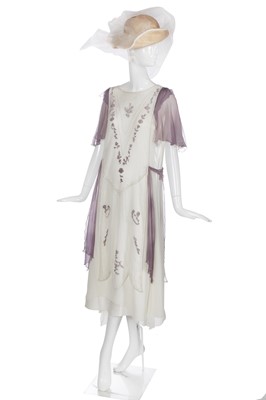 Lot 330 - A Catherine Buckley bespoke 'Guinevere' tabard bridal gown, early 1980s