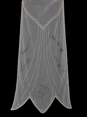 Lot 330 - A Catherine Buckley bespoke 'Guinevere' tabard bridal gown, early 1980s