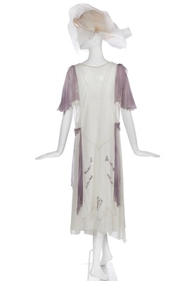 Lot 330 - A Catherine Buckley bespoke 'Guinevere' tabard bridal gown, early 1980s