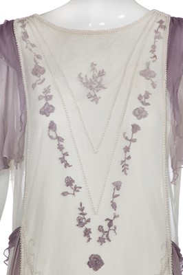 Lot 330 - A Catherine Buckley bespoke 'Guinevere' tabard bridal gown, early 1980s